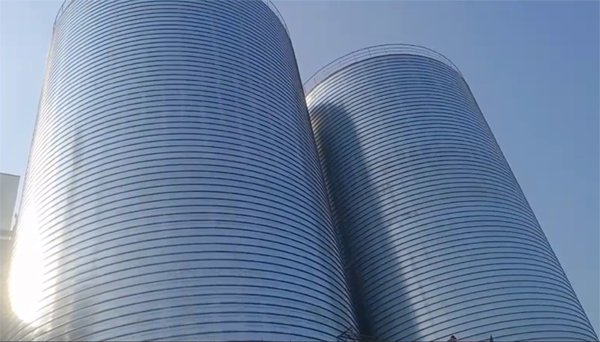 渭城2座混凝土高架卷板仓