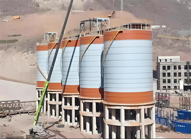 渭城高架钢板仓