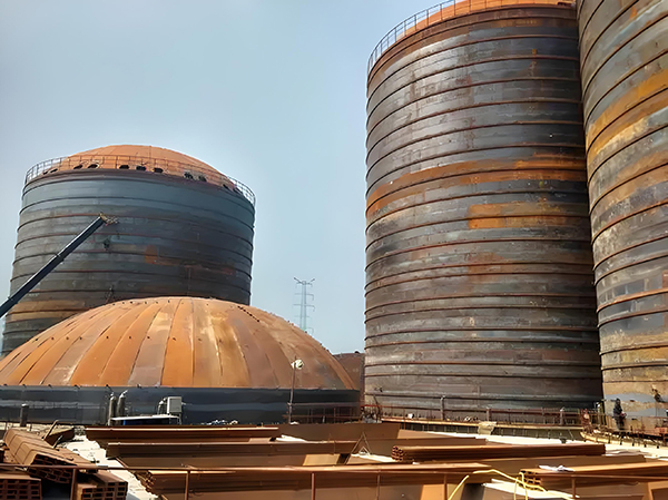 渭城焦粉钢板仓